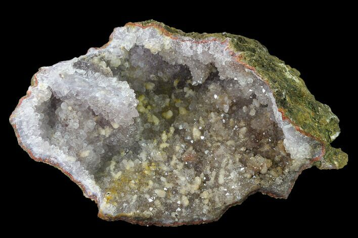 Quartz Crystal Geode Section - Morocco #136936
